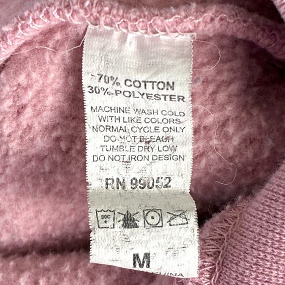 Glossier Hoodie Pullover Womens M Pink Classic Streetwear Preppy Yoga Workout - Picture 10 of 10